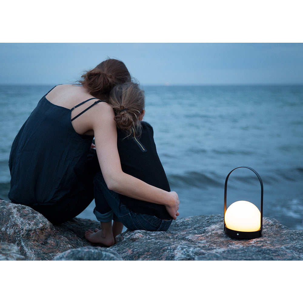 Carrie Portable LED Lamp - Black, Set of 2