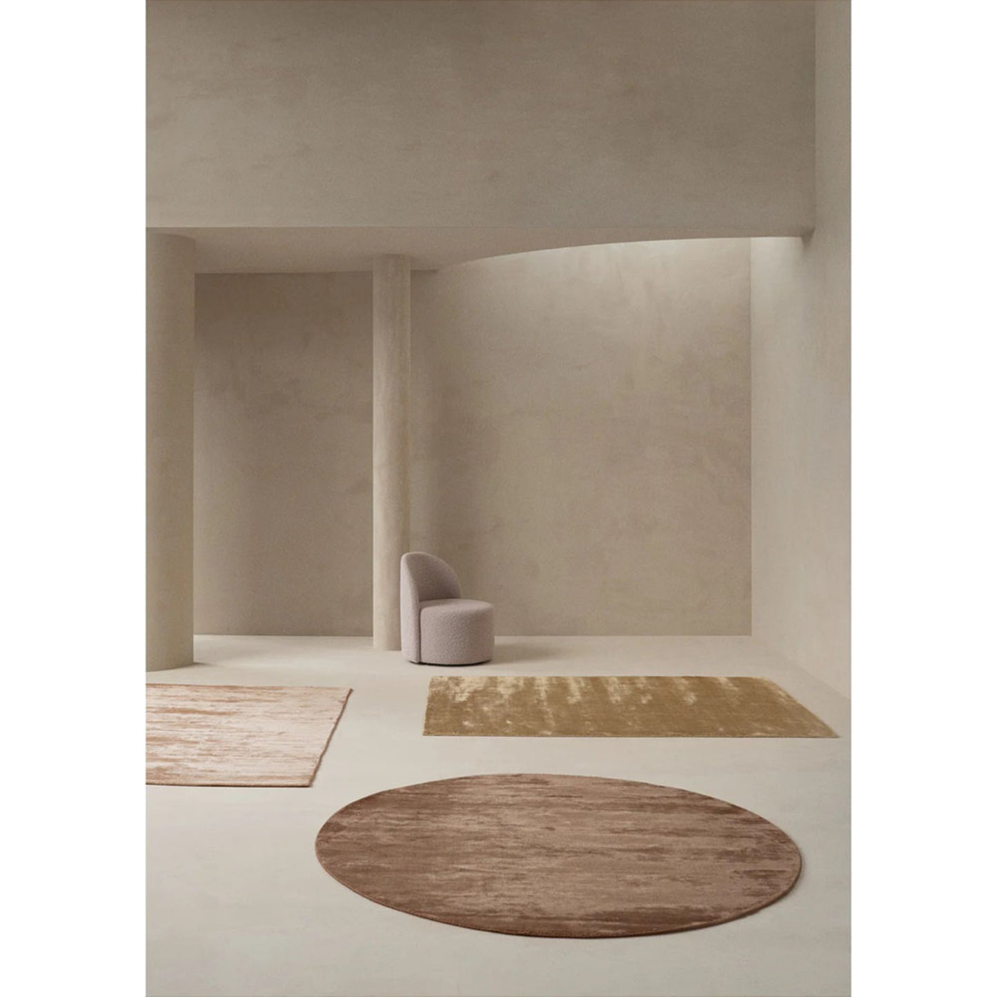Lucens Rectangular Rug - Amber