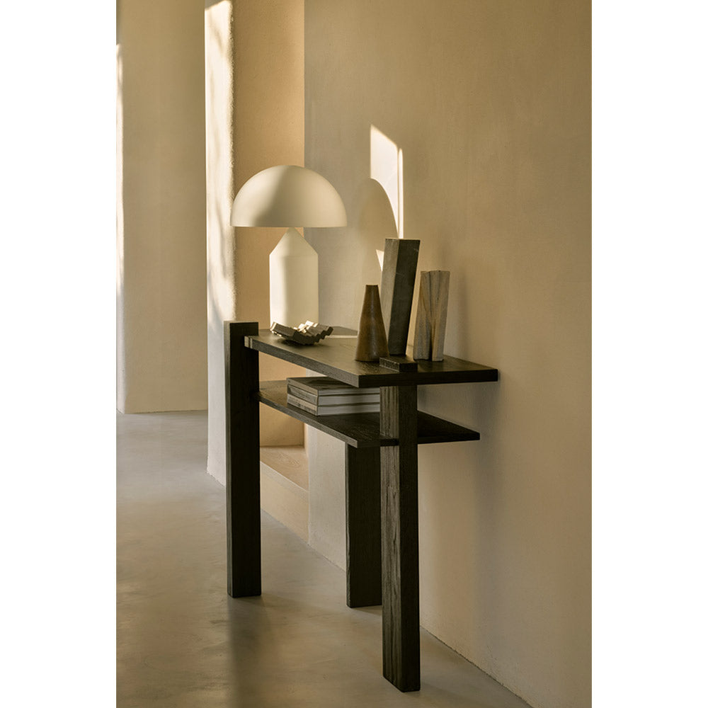 Abstract Console - Black Teak