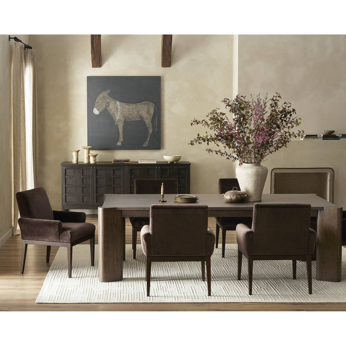 Alessio Sideboard - Smoked Black