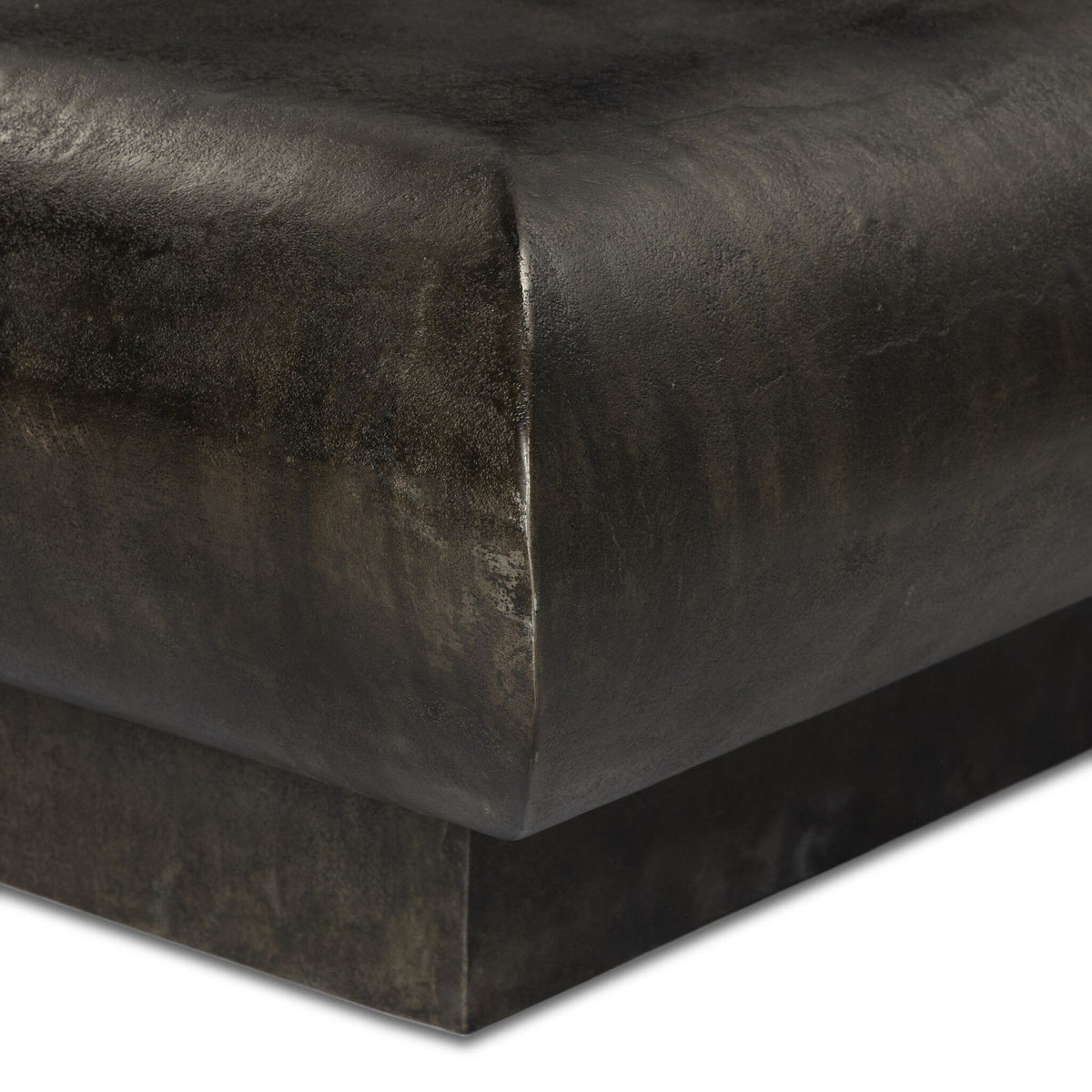Ambra Outdoor Coffee Table - Distressed Bronze - 55.5"W