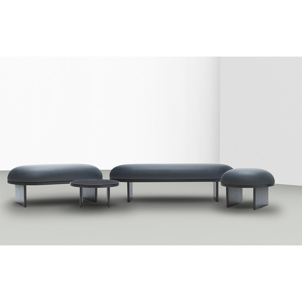 Anza 63"W Bench - Black Oak