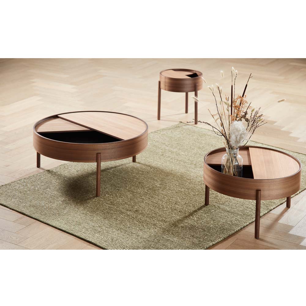 Arc Side Table - Walnut