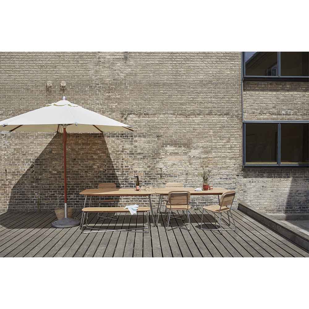 Atlantis Round Umbrella - Off-White