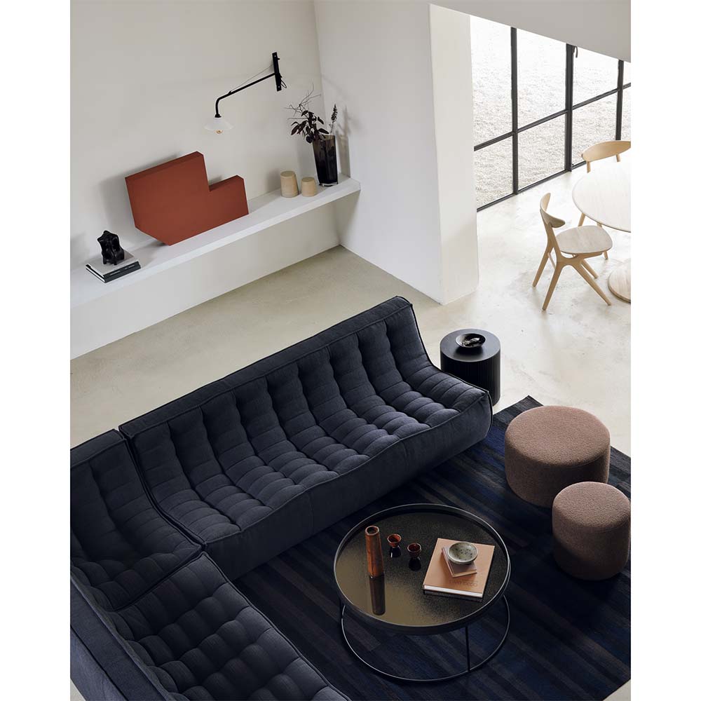Barrow Pouf 15.5"W - Copper