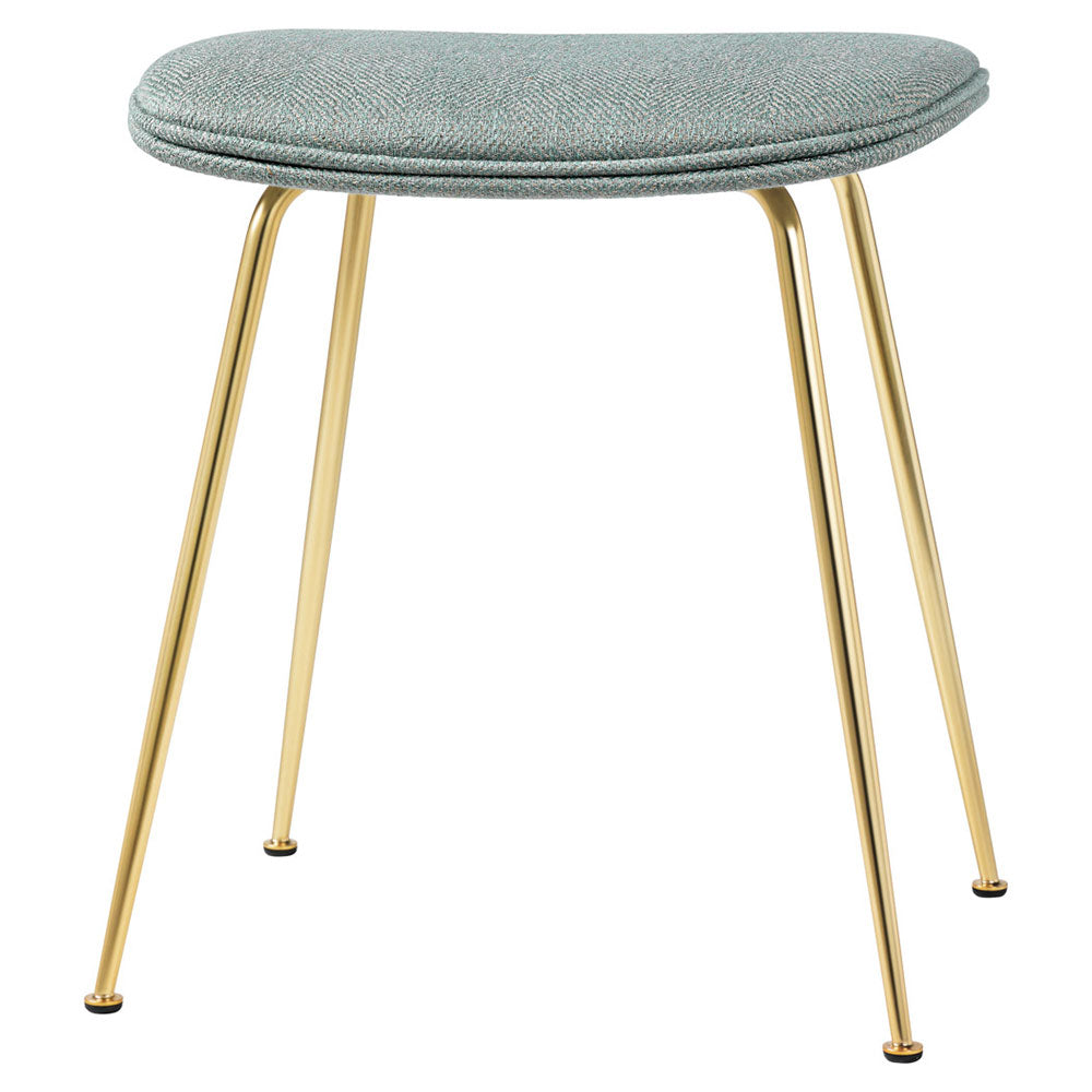 Beetle Fully Upholstered Stool - Conic Base