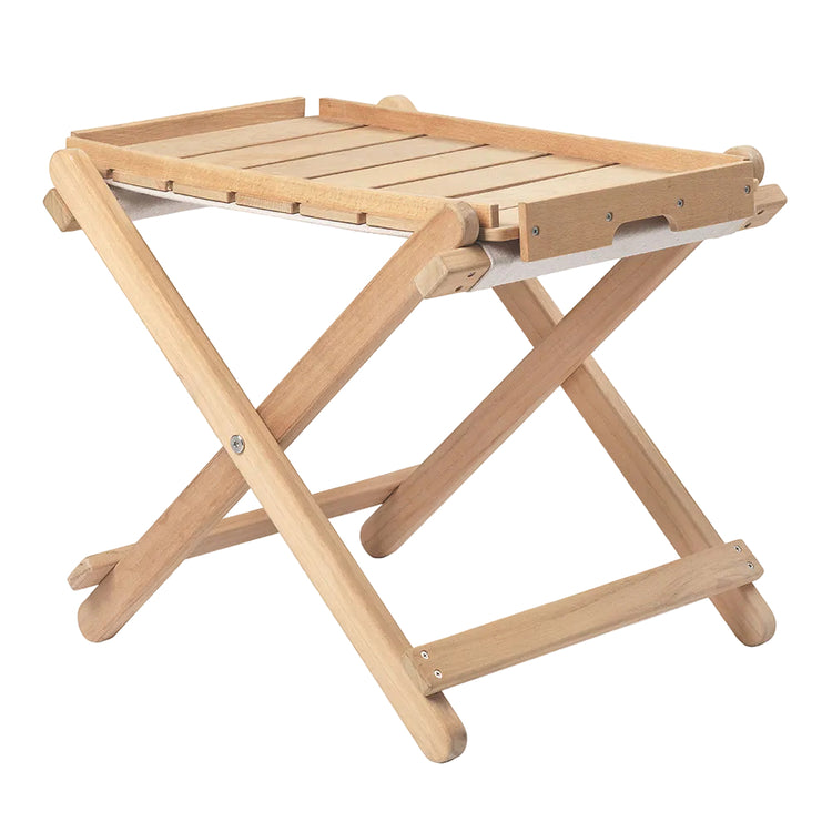 BM5768 Outdoor Teak Footstool with Tray