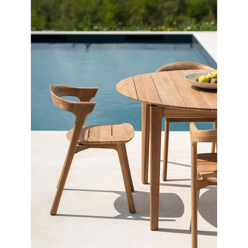 Bok Outdoor Round Dining Table - Teak