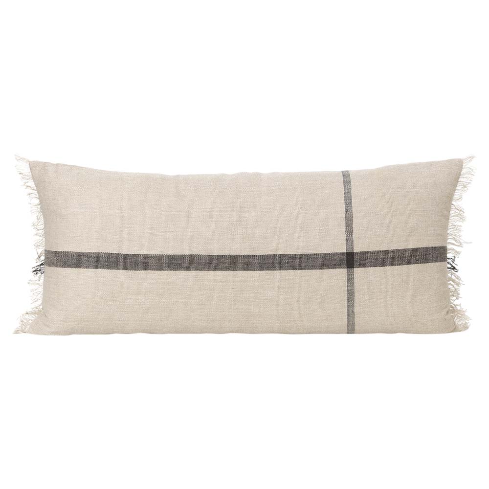 Calm Rectangular Cushion - Camel, Black – Rouse Home