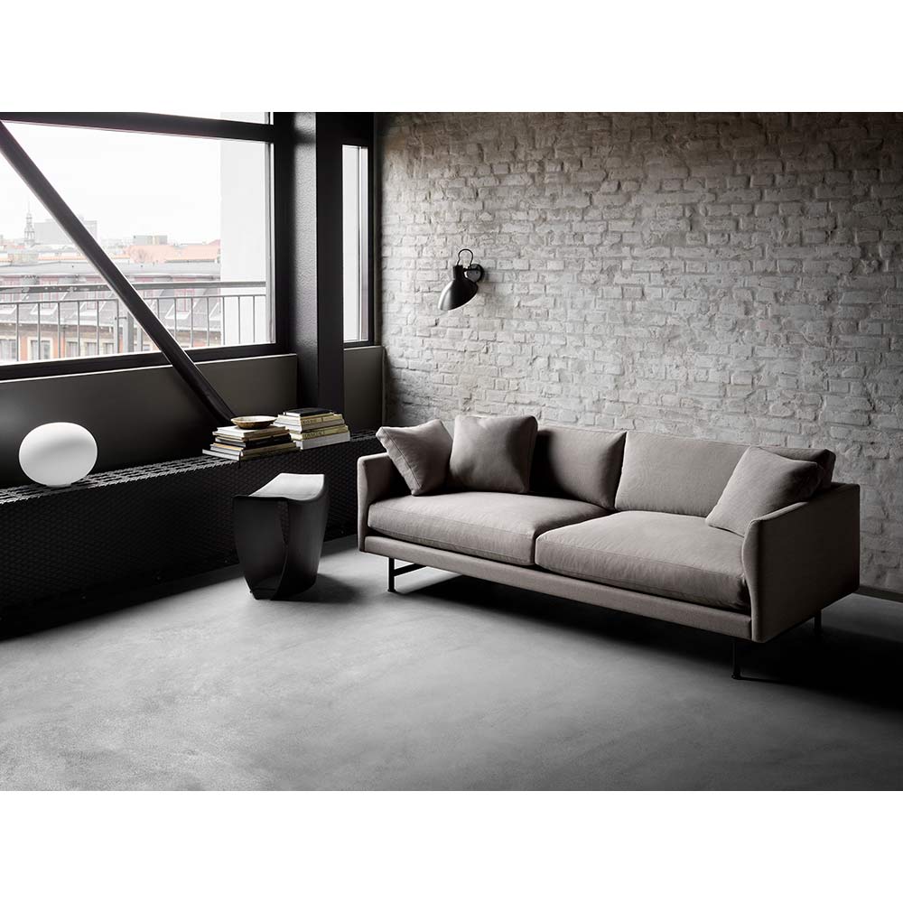 Calmo 80 2 Seater Sofa - Metal Base