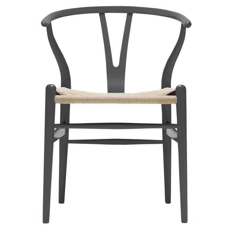 CH24 Wishbone Dining Chair - Anthracite Gray