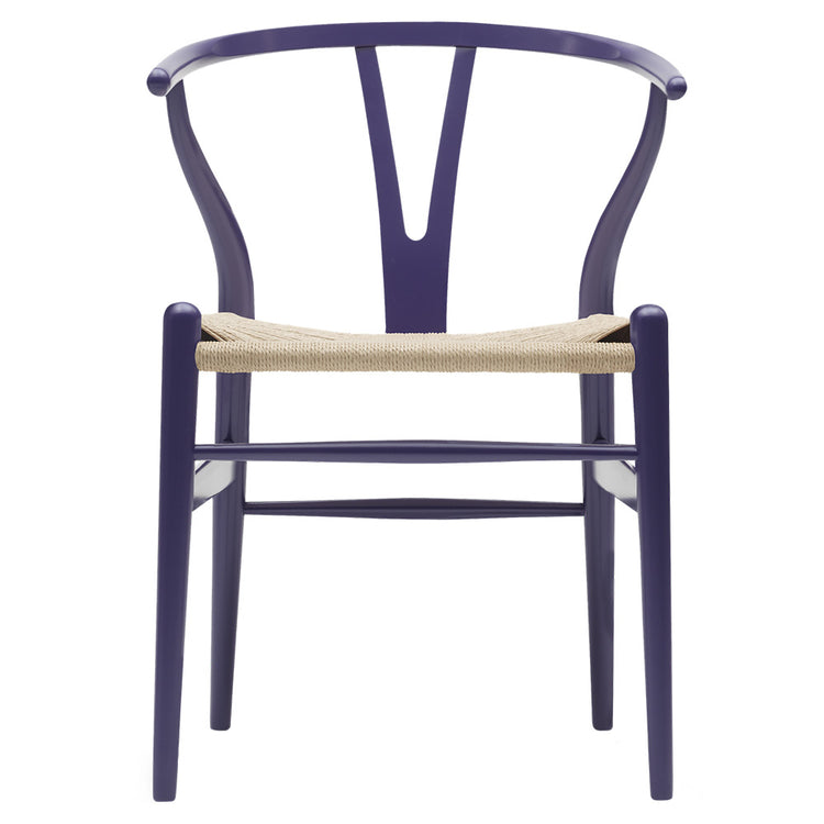 CH24 Wishbone Dining Chair - Dark Purple