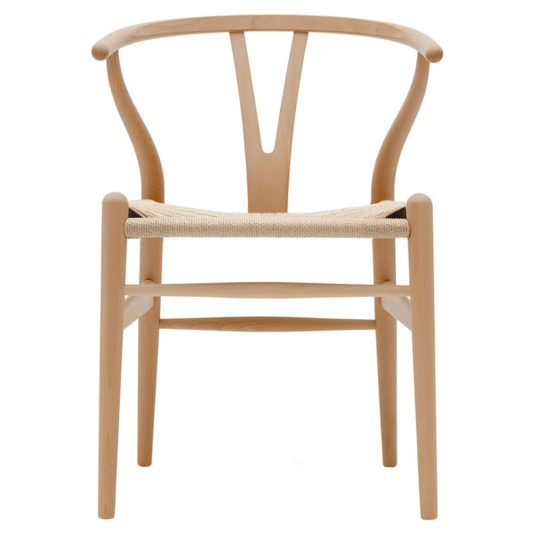 CH24 Wishbone Dining Chair - Natural Paper Cord, Beech