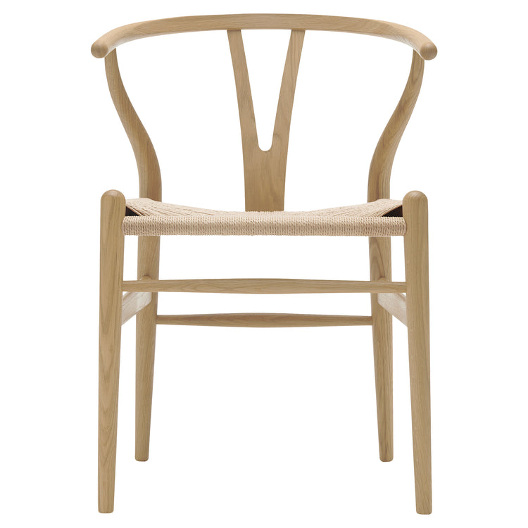 CH24 Wishbone Dining Chair - Natural Paper Cord, Oak Soap