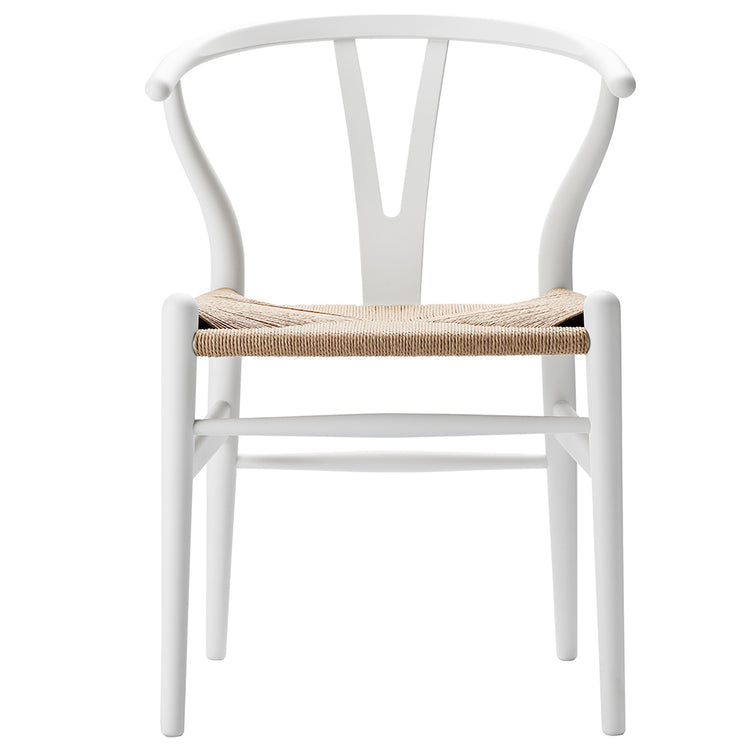 CH24 Wishbone Dining Chair - Natural White