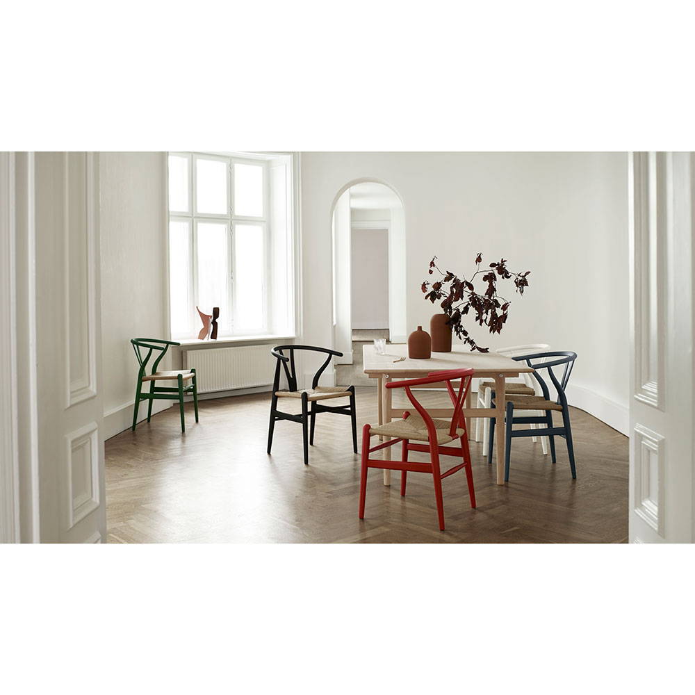 CH24 Wishbone Dining Chair - Natural White