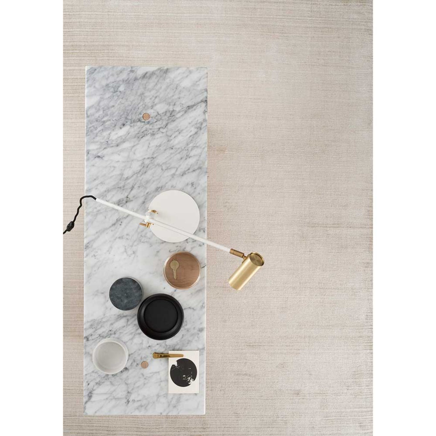 Charm Rug - White