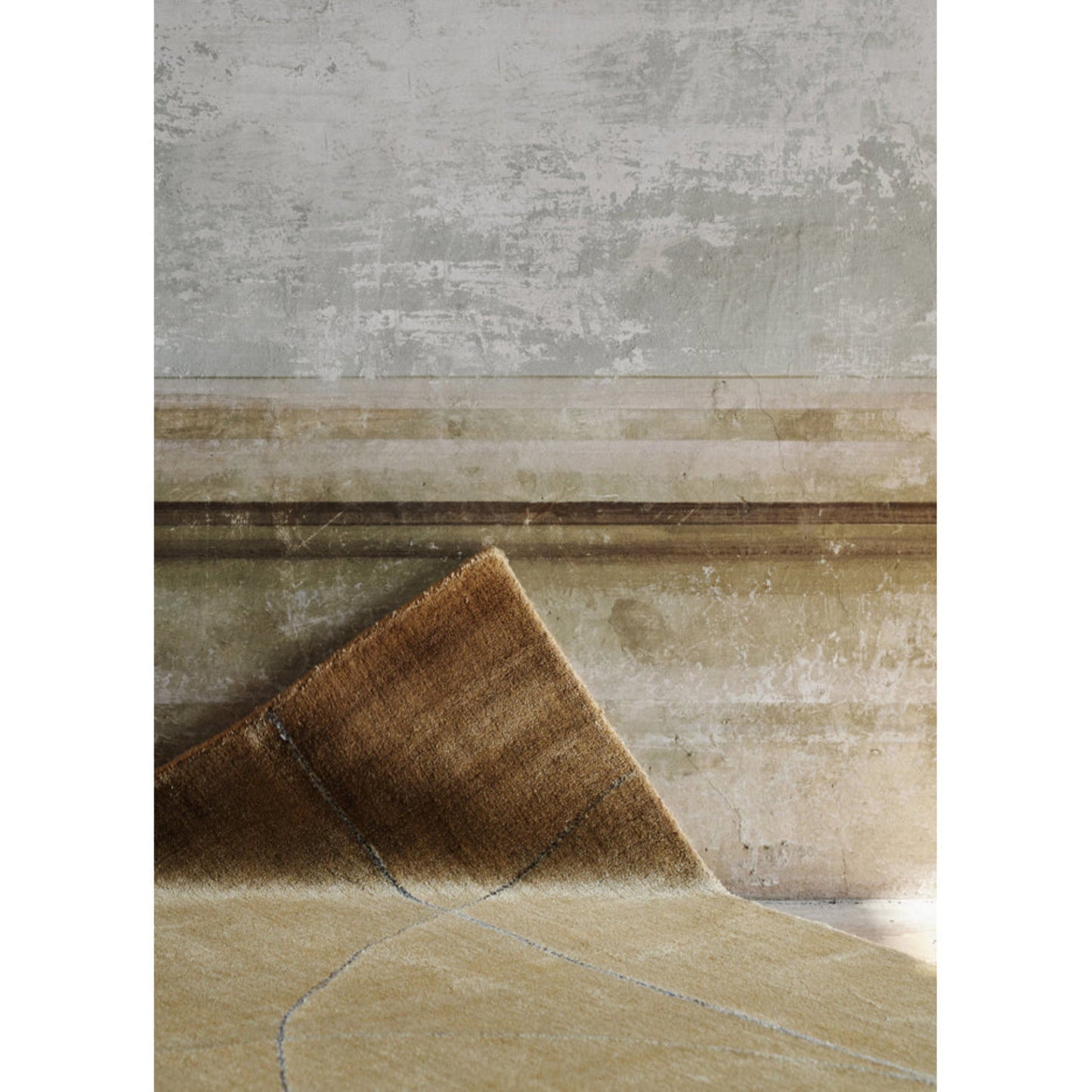 Circulus Rectangular Rug - Ochre