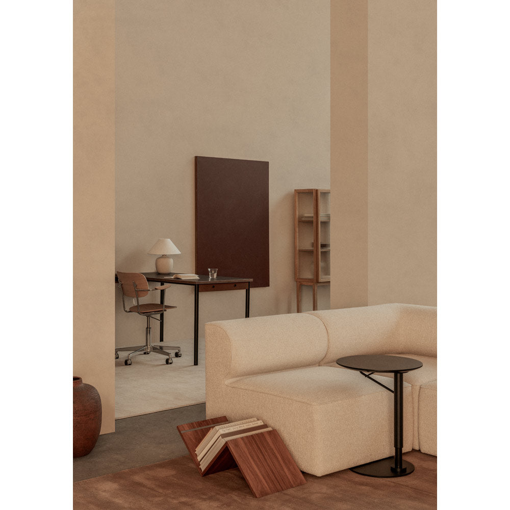 Co 55" Table - Black Base, Terra Laminate