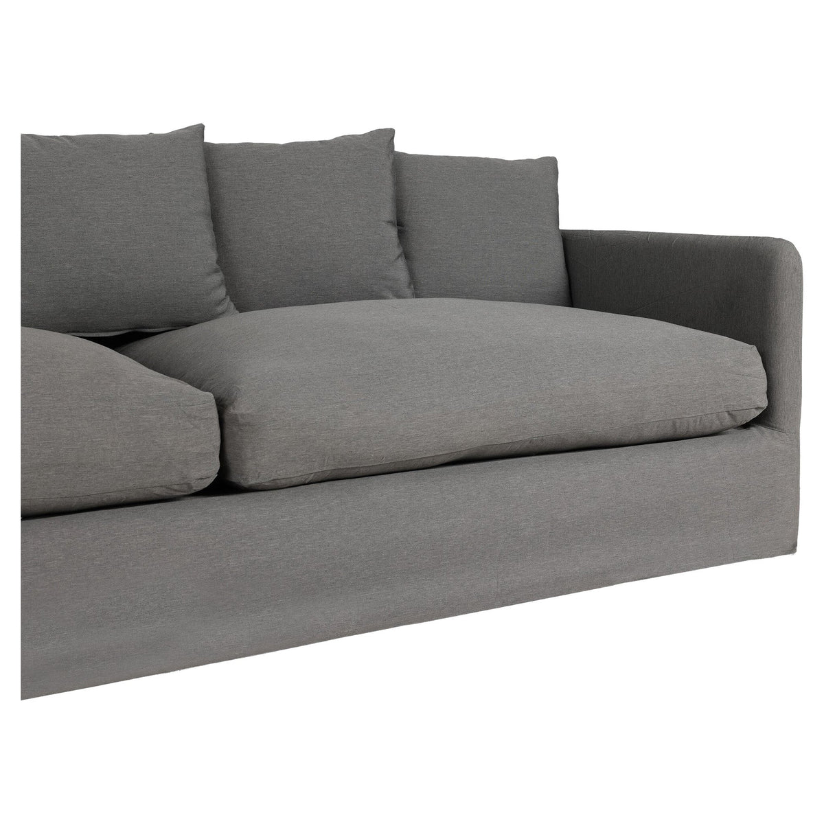 Dade Outdoor Slipcover Sofa - Venao Charcoal