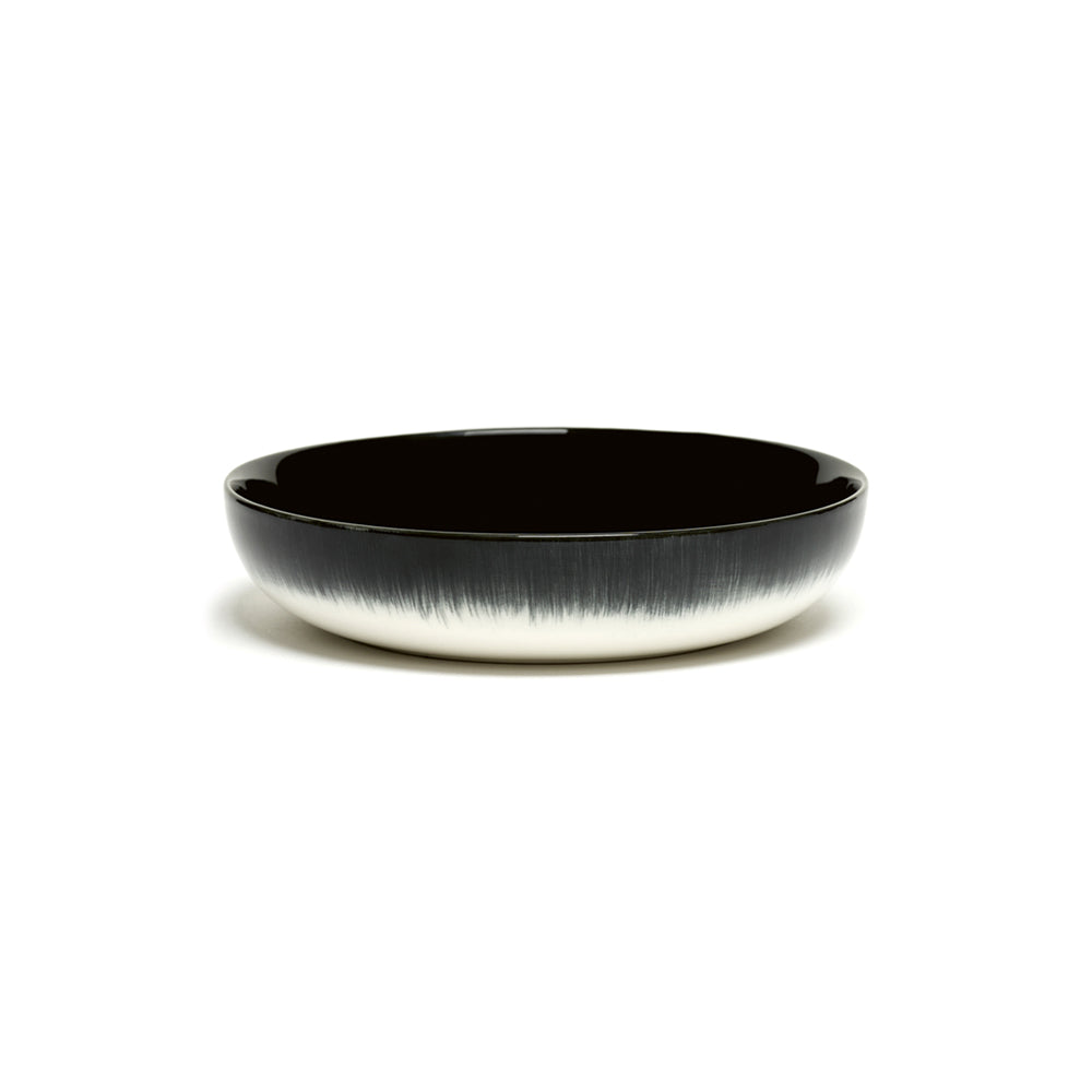 Dé Deep Plates - Off White and Black