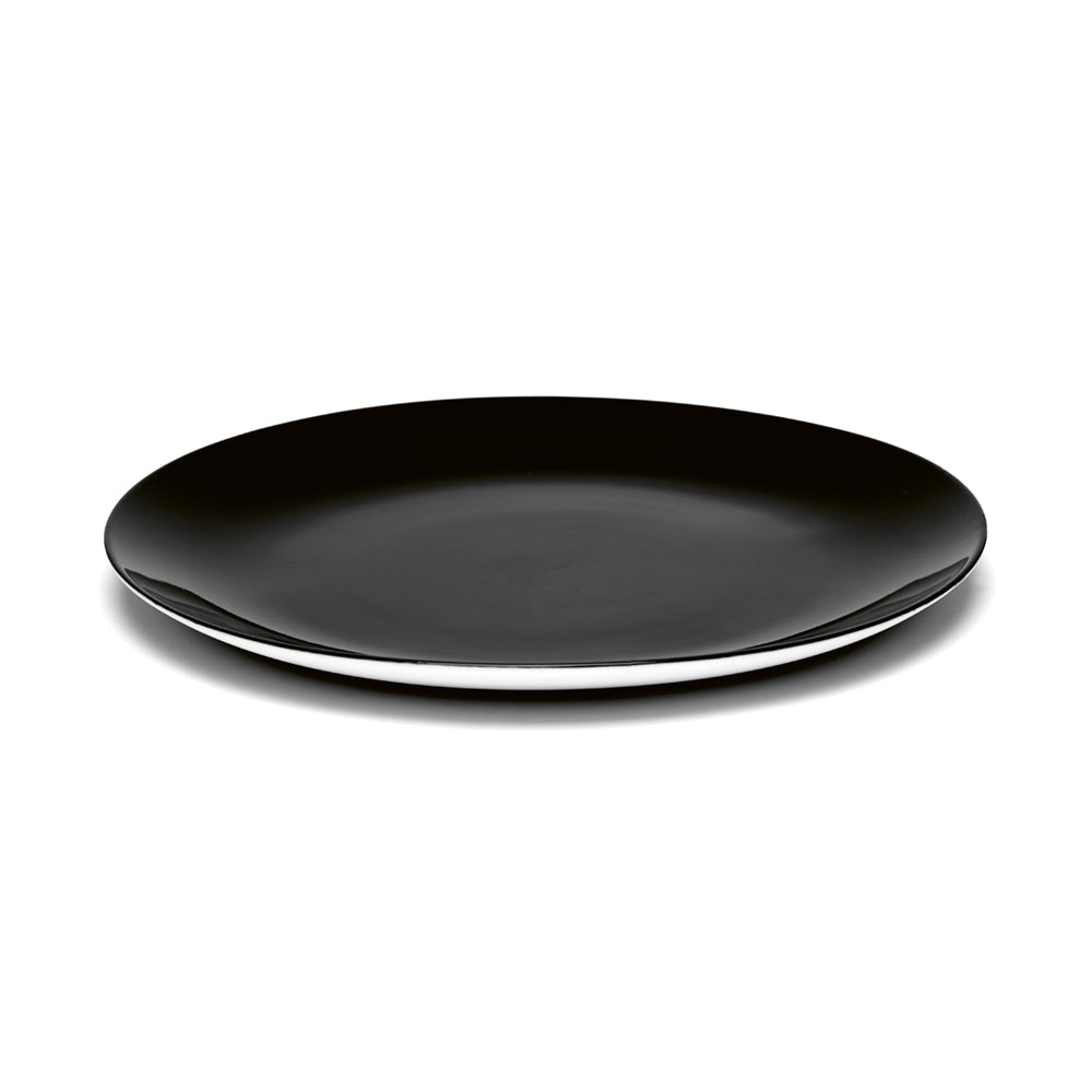 De Set of 4 Plates - Black, 11.02"W