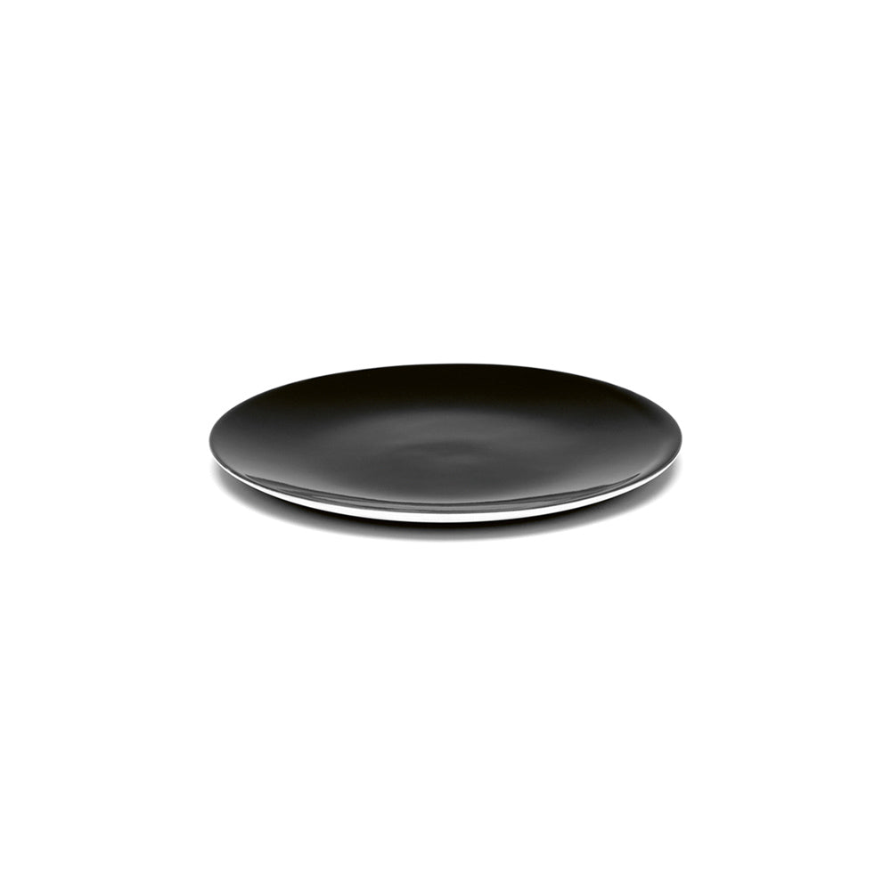 De Set of 4 Plates - Black, 5.51"W