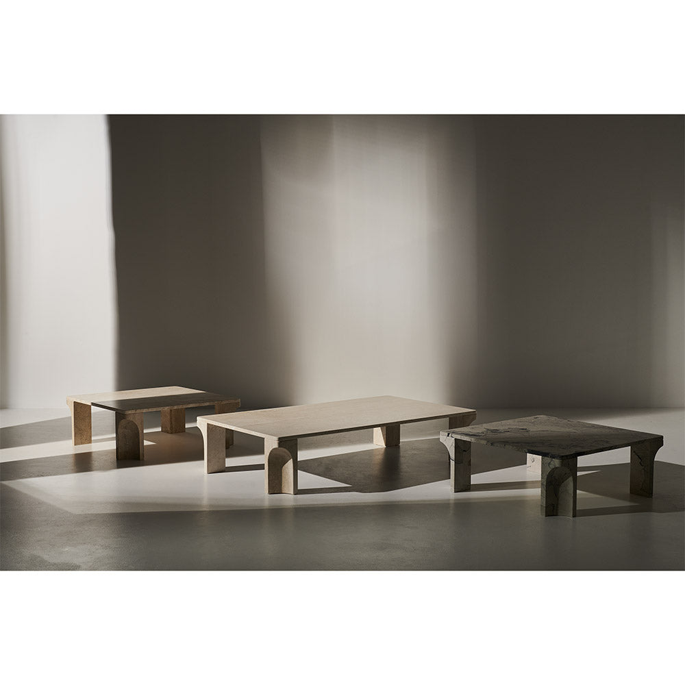 Doric Square Coffee Table - Electric Gray