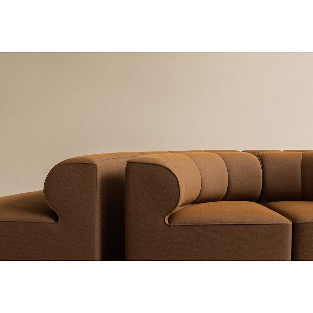 Eave Seamline Modular Sectional Sofa 34" Depth - Concave Corner