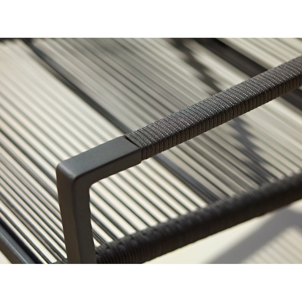 Edge Armchair - Taupe Cushion, Anthracite Frame