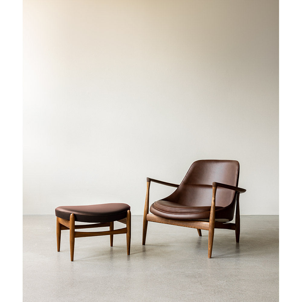 Elizabeth Ottoman - Walnut