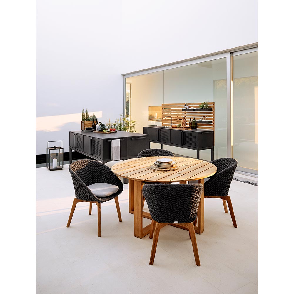Endless Round Dining Table - 51.2"W