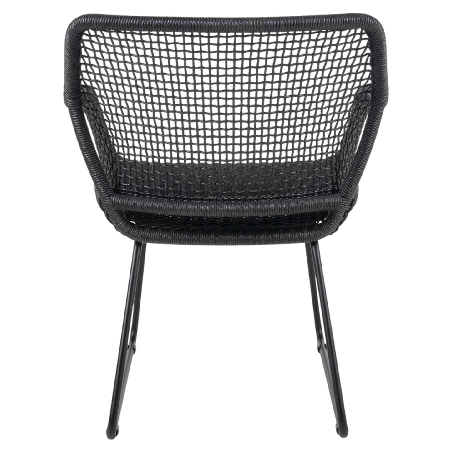 Esta Arm Chair - Black Wicker