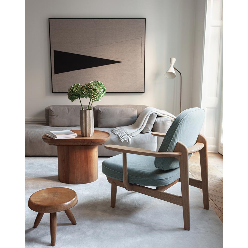 Fred Lounge Chair - Clear Lacquered Oak