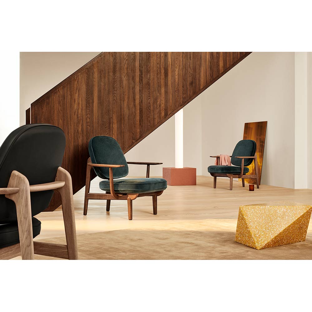 Fred Lounge Chair - Walnut Stained Oak