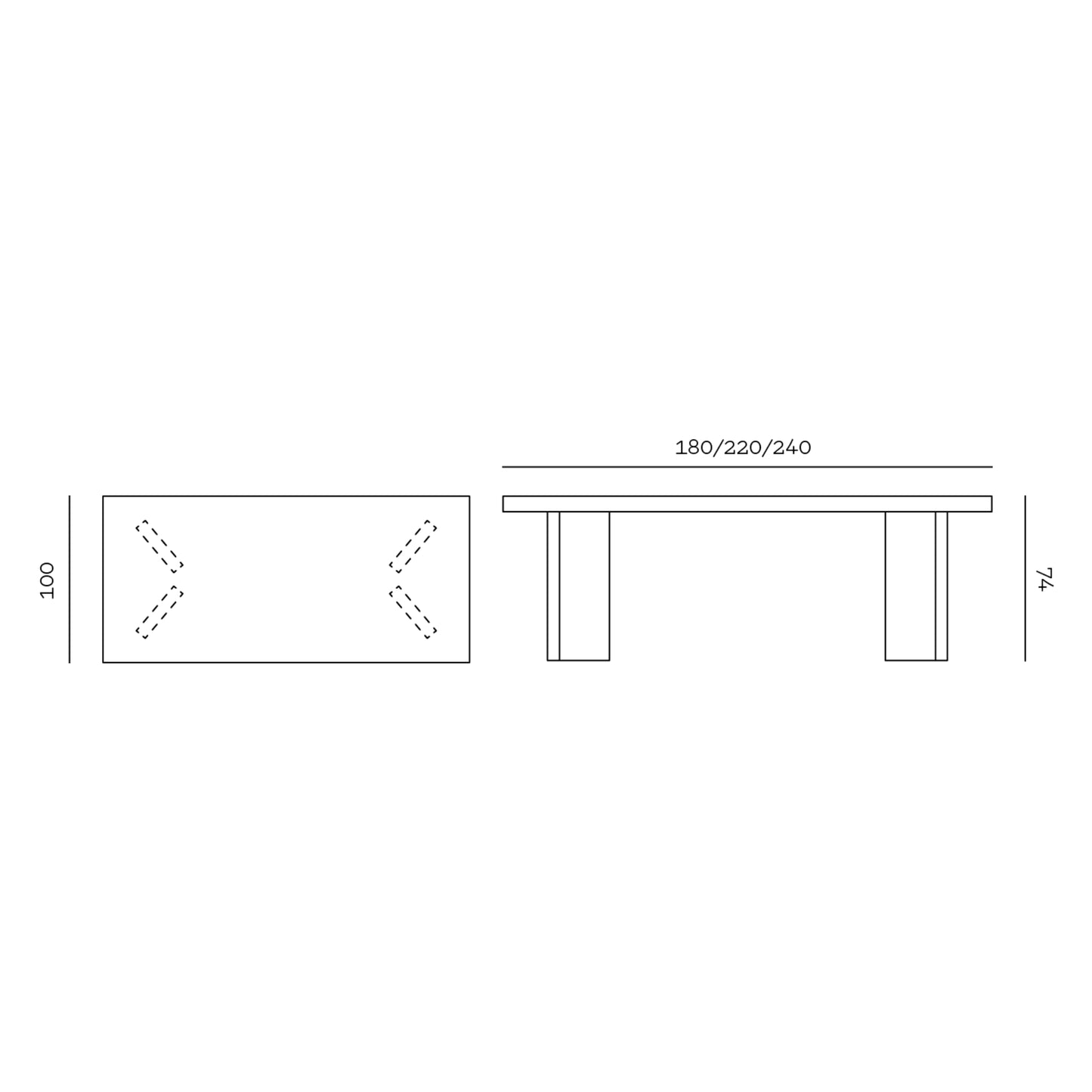 French Dining Table - Oak