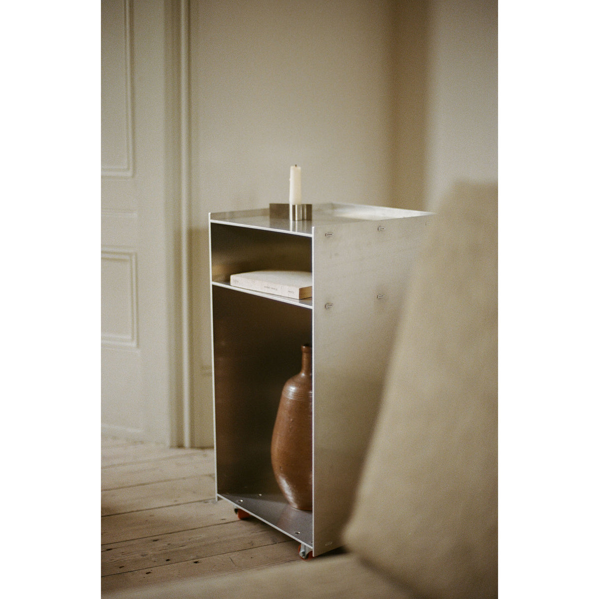 Fundament Candle Holder - Stainless Steel, Form 2