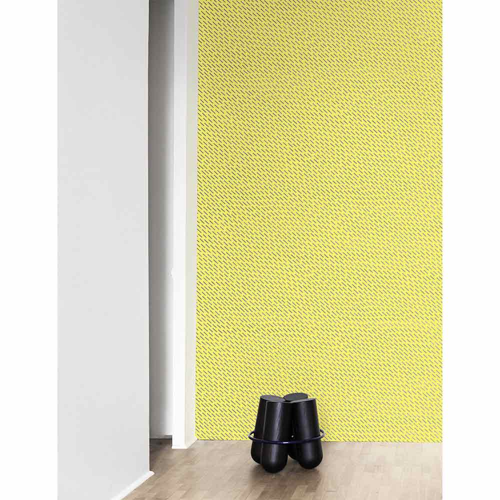 Happy Rain Wallpaper - Yellow, Silver