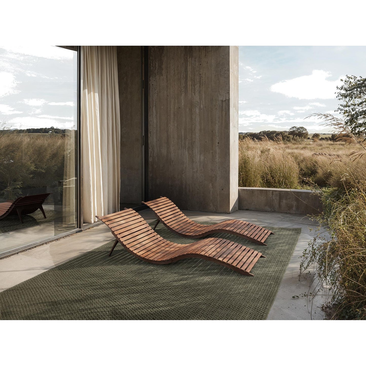 Helix Haven Rug - Green