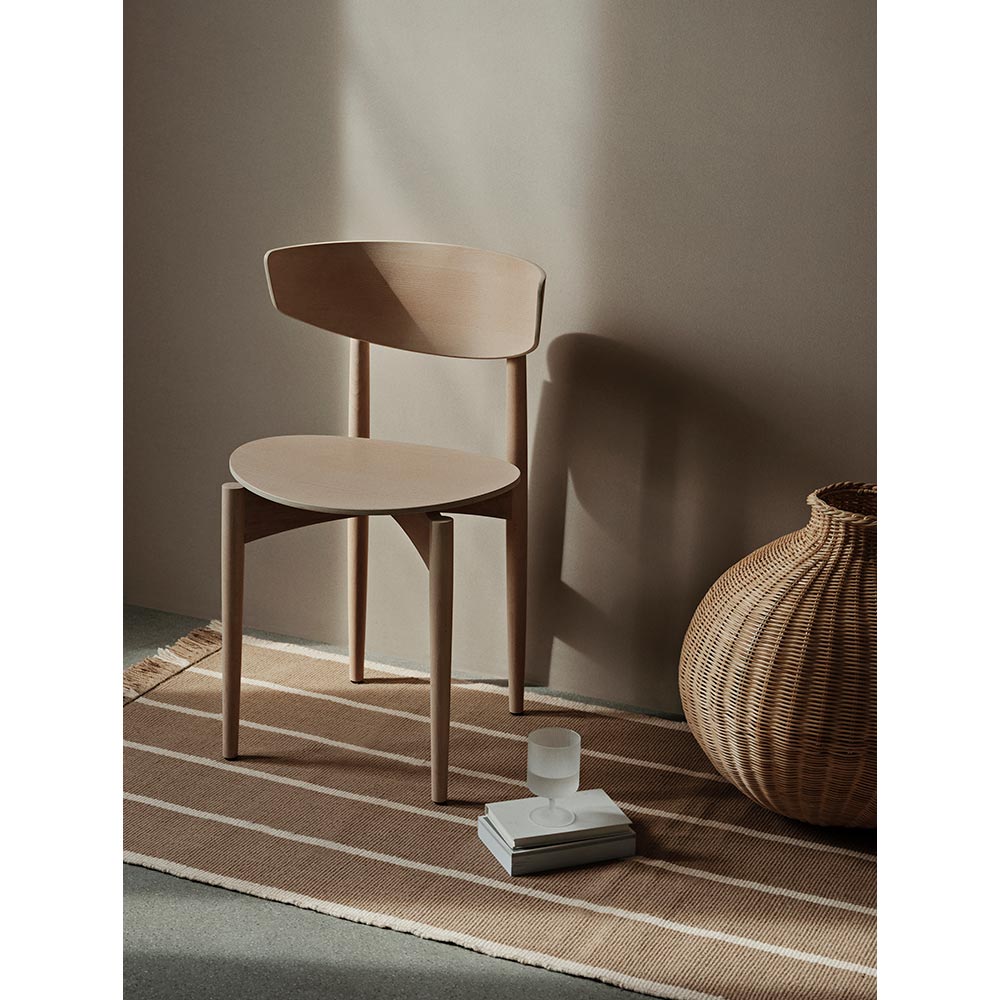 Herman Dining Chair - Wood, White Oiled Beech