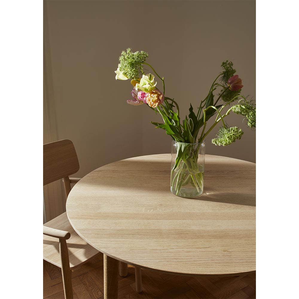 Hven Round Dining Table - Oak