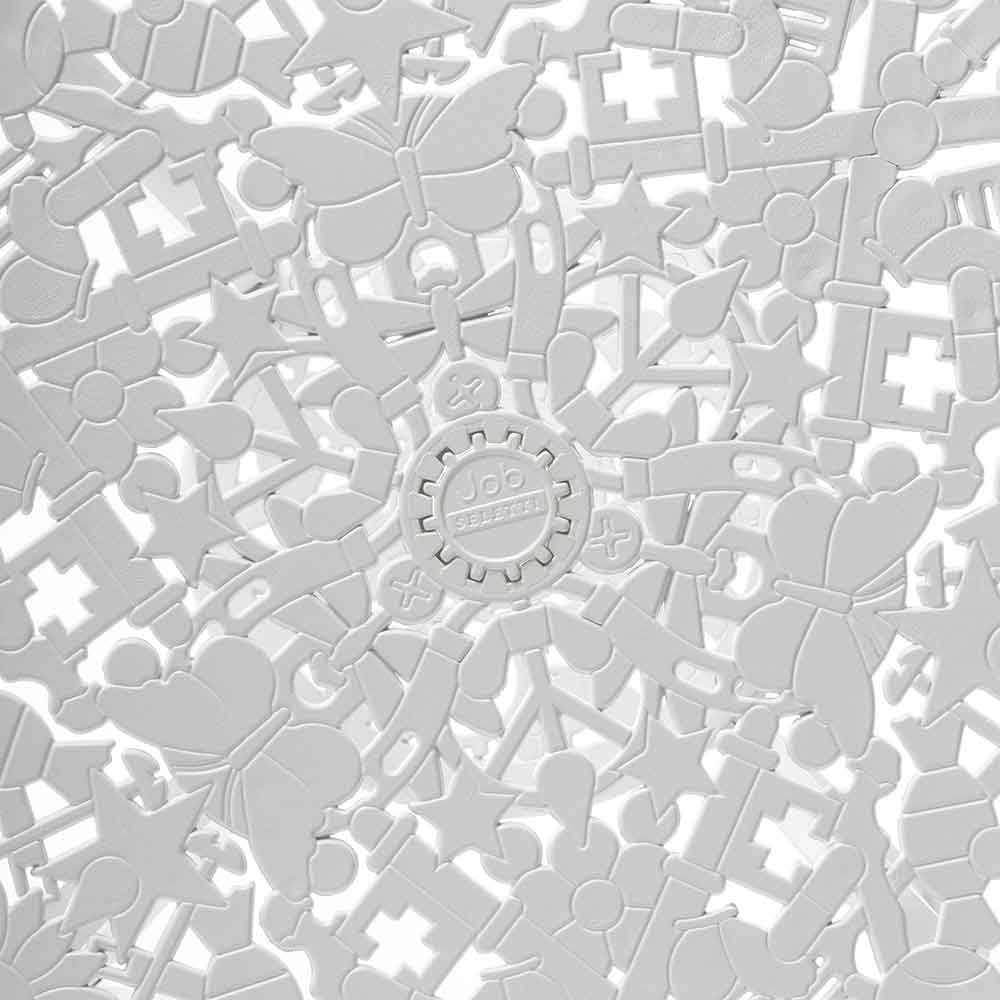 Industry Aluminum Round Table - White