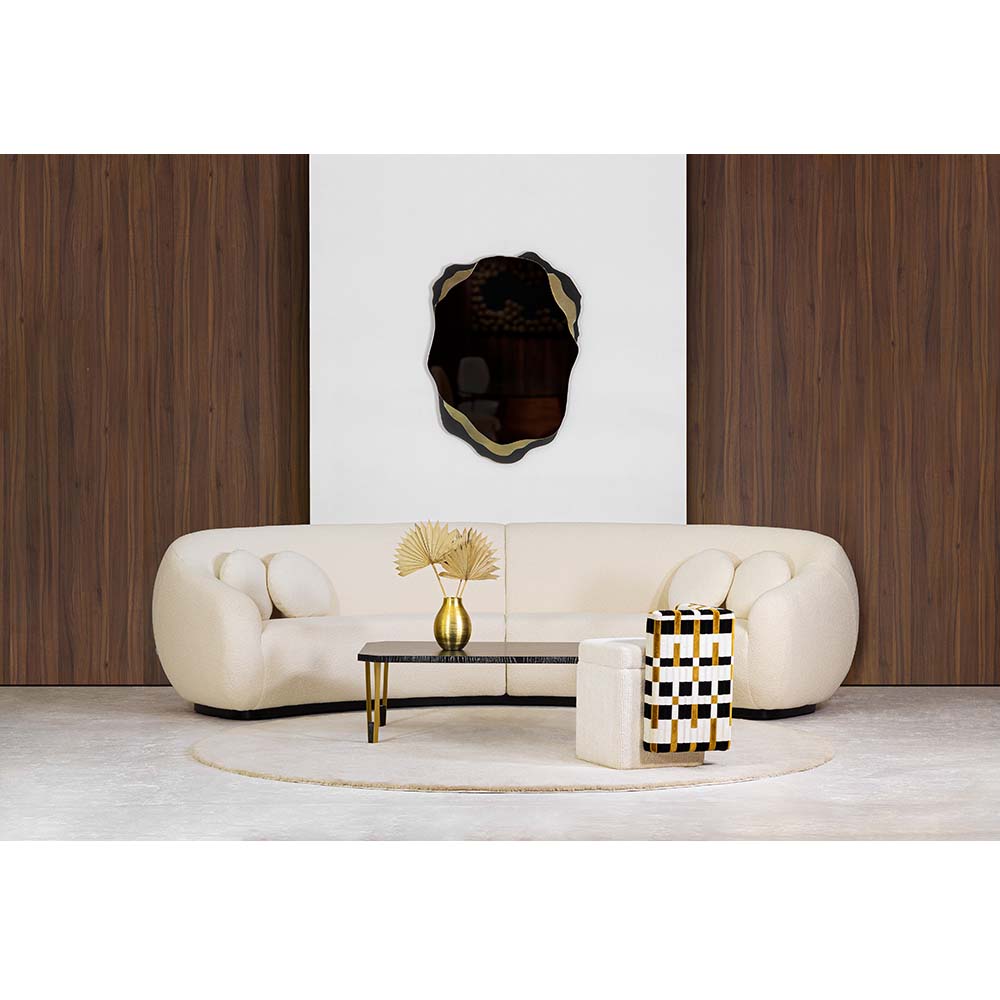 Ionic Rectangular Coffee Table - Ebony Limed Oak