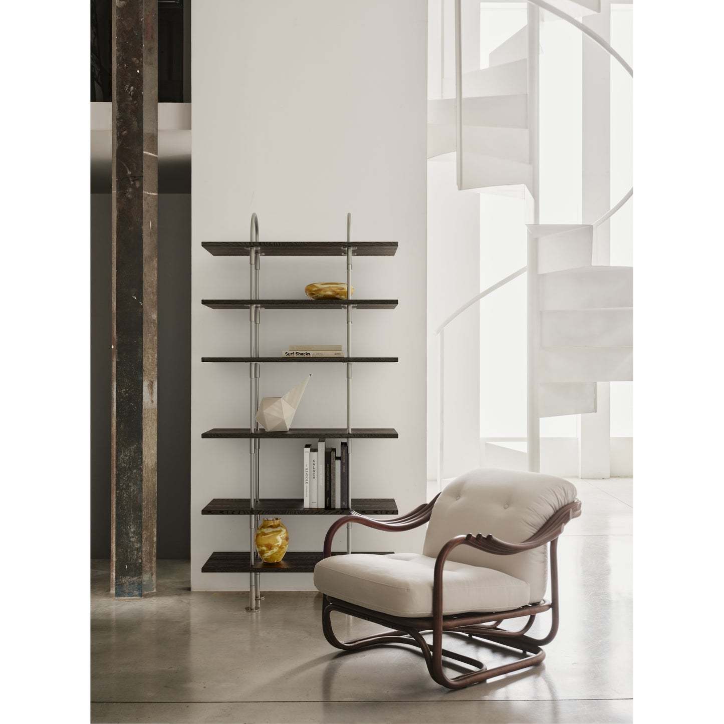 Keen Shelving System 2x6 - 37", Brown Black Ash