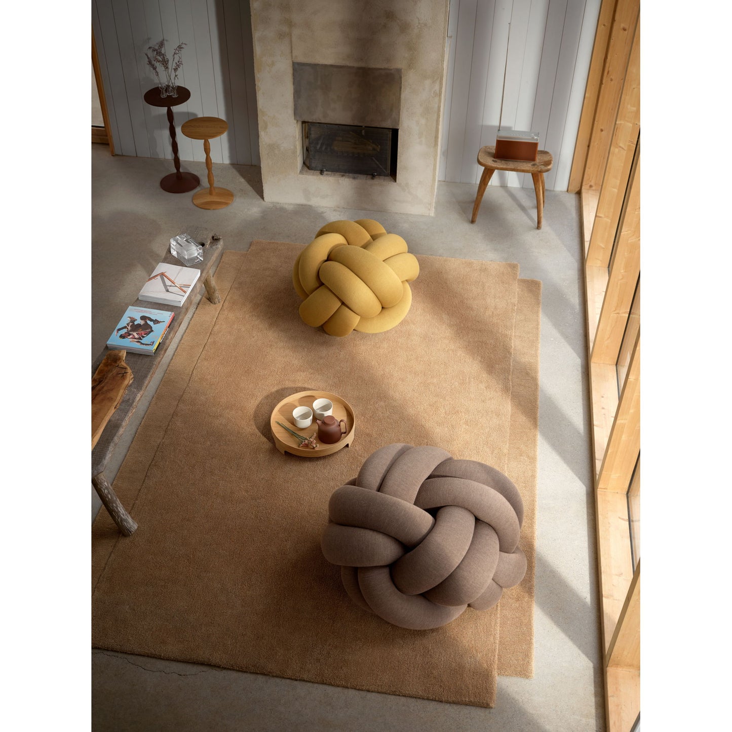 Knot Cushion XL - Yellow