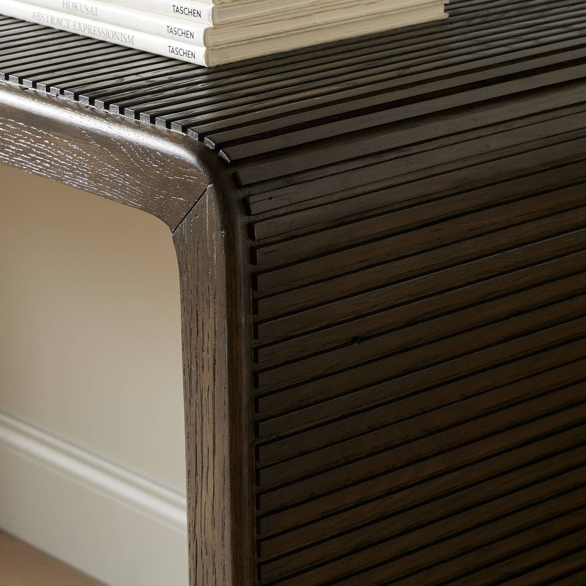 Leo Console Table - Smoked Black