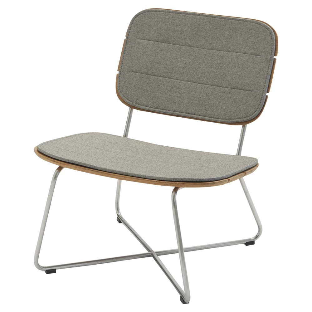 Lilium Outdoor Lounge Chair Cushions - Ash