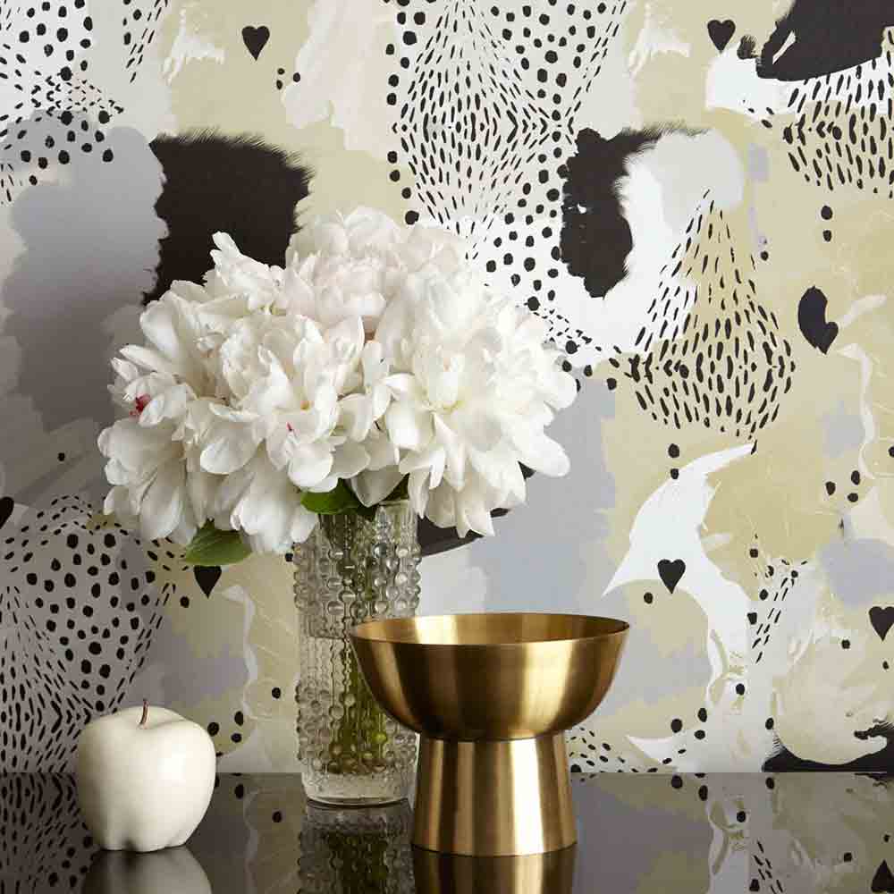 Love Leopard Wallpaper - Caramel