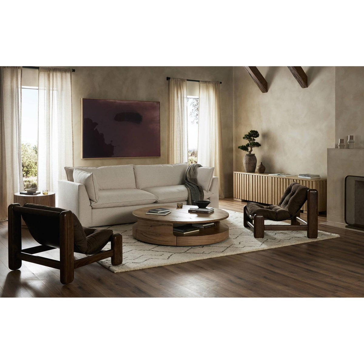 Matheus Coffee Table - Natural Reclaimed French Oak
