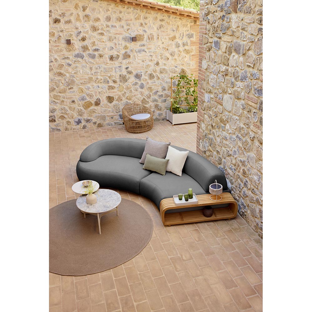 Mellow Outdoor Sofa - Right Module With Long Backrest, Sand